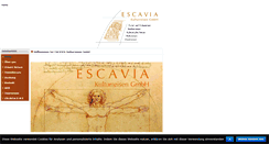 Desktop Screenshot of escavia.de