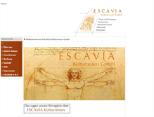 Tablet Screenshot of escavia.de